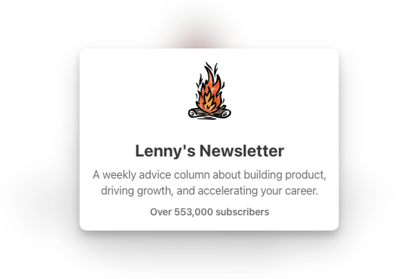 Lenny’s Newsletter